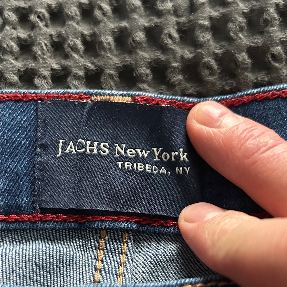 JACHS New York Men's Slim Straight Jeans - Blue